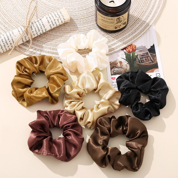 Bulk Jewelry Wholesale Hair Scrunchies  retro solid color Geometry Cloth JDC-HS-xy265 Wholesale factory from China YIWU China