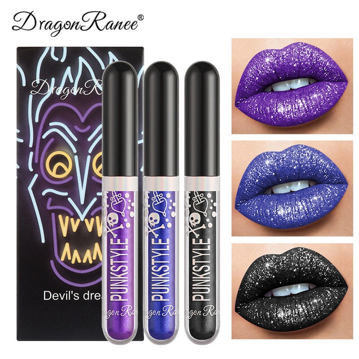 Wholesale Halloween Diamond Three Set Box Lip Gloss JDC-MK-XuQ003 lipstick 徐芹 Wholesale Jewelry JoyasDeChina Joyas De China