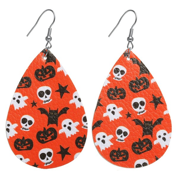 Bulk Jewelry Wholesale Halloween themed alloy ghost earrings set  JDC-ES-F204 Wholesale factory from China YIWU China