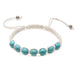 Wholesale Hand Braided Turquoise 8mm Beaded Bracelet JDC-BT-JiuJ015 Bracelet 九江 white Wholesale Jewelry JoyasDeChina Joyas De China