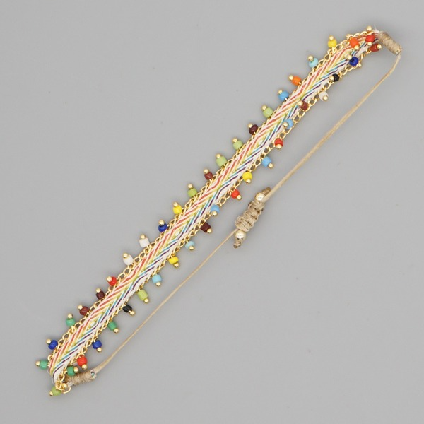 Wholesale Hand-woven beaded rainbow bracelet JDC-BT-GBH006 Bracelet JoyasDeChina Wholesale Jewelry JoyasDeChina Joyas De China