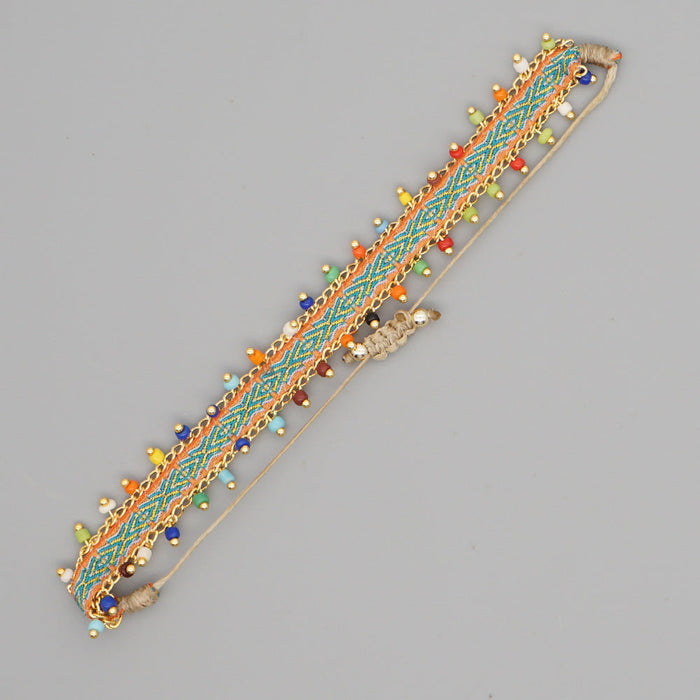 Wholesale Hand-woven beaded rainbow bracelet JDC-BT-GBH006 Bracelet JoyasDeChina -B200004B Wholesale Jewelry JoyasDeChina Joyas De China