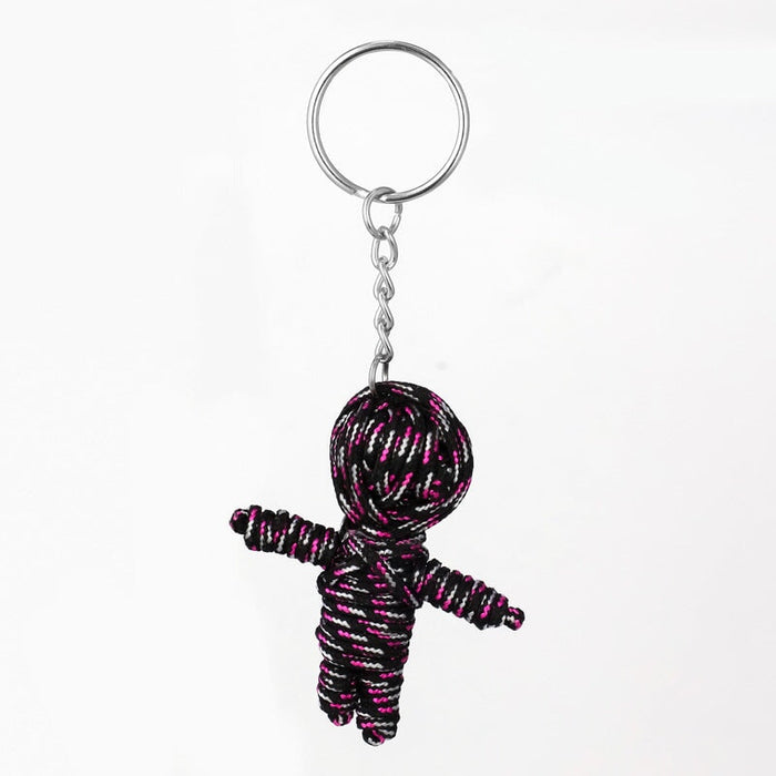 Wholesale hand woven rope small mummy keychain MOQ≥10 JDC-KC-yongz003 Keychains 永泽 2 Wholesale Jewelry JoyasDeChina Joyas De China