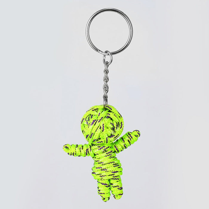 Wholesale hand woven rope small mummy keychain MOQ≥10 JDC-KC-yongz003 Keychains 永泽 Wholesale Jewelry JoyasDeChina Joyas De China