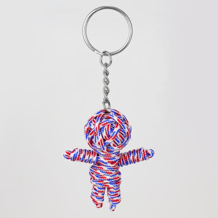 Wholesale hand woven rope small mummy keychain MOQ≥10 JDC-KC-yongz003 Keychains 永泽 Wholesale Jewelry JoyasDeChina Joyas De China