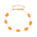 Wholesale Hand Woven Seed Beads Colorful Flower Bracelet JDC-BT-A025 Bracelet 妙雅 04 orange Wholesale Jewelry JoyasDeChina Joyas De China