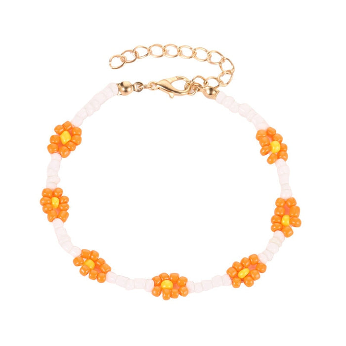 Wholesale Hand Woven Seed Beads Colorful Flower Bracelet JDC-BT-A025 Bracelet 妙雅 Wholesale Jewelry JoyasDeChina Joyas De China