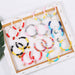 Wholesale handmade accessories soft ceramic material large circle alloy earrings JDC-ES-ManY016 Earrings 满溢 Wholesale Jewelry JoyasDeChina Joyas De China