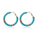 Wholesale handmade accessories soft ceramic material large circle alloy earrings JDC-ES-ManY016 Earrings 满溢 E2007-6 Wholesale Jewelry JoyasDeChina Joyas De China