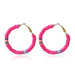 Wholesale handmade accessories soft ceramic material large circle alloy earrings JDC-ES-ManY016 Earrings 满溢 E2007-7 Wholesale Jewelry JoyasDeChina Joyas De China