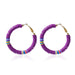 Wholesale handmade accessories soft ceramic material large circle alloy earrings JDC-ES-ManY016 Earrings 满溢 E2007-8 Wholesale Jewelry JoyasDeChina Joyas De China