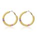 Wholesale handmade accessories soft ceramic material large circle alloy earrings JDC-ES-ManY016 Earrings 满溢 E2007-9 Wholesale Jewelry JoyasDeChina Joyas De China