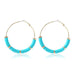 Wholesale handmade accessories soft ceramic material large circle alloy earrings JDC-ES-ManY016 Earrings 满溢 E2008-5 Wholesale Jewelry JoyasDeChina Joyas De China