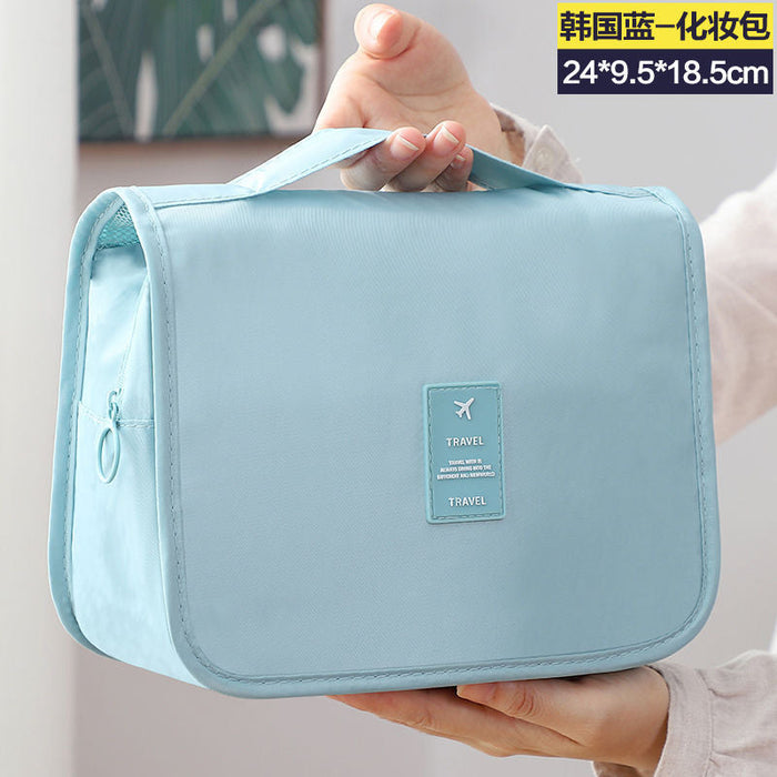 Wholesale hanging type Oxford cloth cosmetic bag JDC-CB-GeiN016 Cosmetic bag 格纳 blue Wholesale Jewelry JoyasDeChina Joyas De China