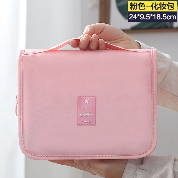 Wholesale hanging type Oxford cloth cosmetic bag JDC-CB-GeiN016 Cosmetic bag 格纳 pink Wholesale Jewelry JoyasDeChina Joyas De China