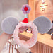 Bulk Jewelry Wholesale  Headband big ears small flower plush JDC-HD-i036 Wholesale factory from China YIWU China