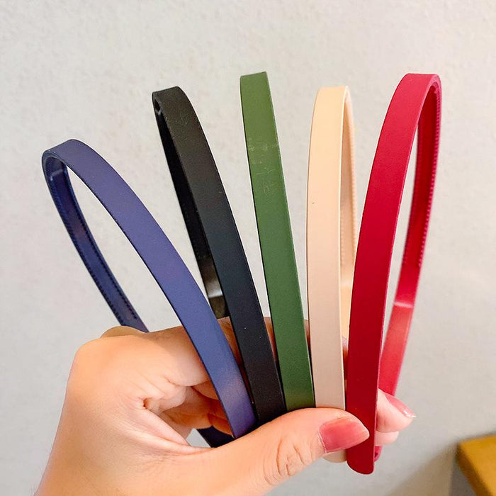 Bulk Jewelry Wholesale Headband candy color thin edge solid versatile JDC-HD-i051 Wholesale factory from China YIWU China