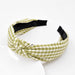 Bulk Jewelry Wholesale Headband color Classic retro check JDC-HD-n089 Wholesale factory from China YIWU China