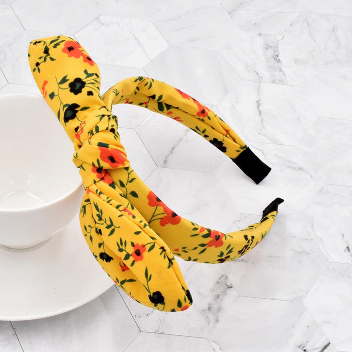 Bulk Jewelry Wholesale Headband  color Cloth small broken flower rabbit ear JDC-HD-n146 Wholesale factory from China YIWU China