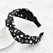 Bulk Jewelry Wholesale Headband  color fabric Classic dots JDC-HD-n125 Wholesale factory from China YIWU China