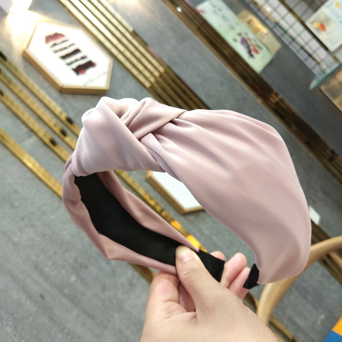 Bulk Jewelry Wholesale headband color Fabric cross knots JDC-HD-O084 Wholesale factory from China YIWU China