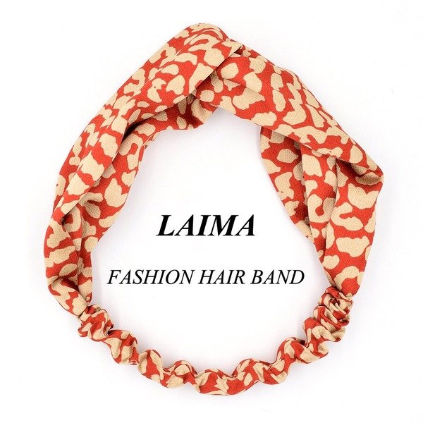 Bulk Jewelry Wholesale Headband  color fabric Leopard cross knot JDC-HD-n137 Wholesale factory from China YIWU China