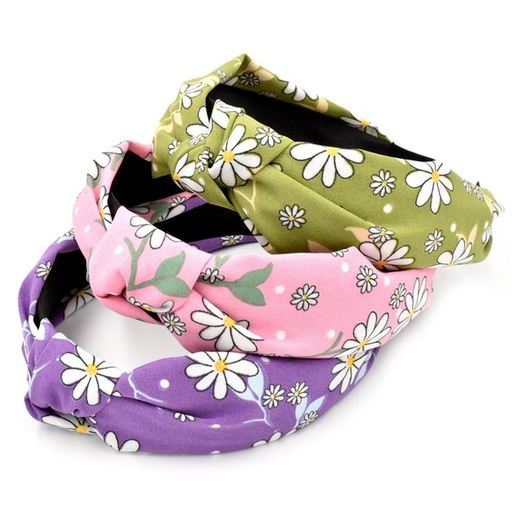 Bulk Jewelry Wholesale Headband  color fabric Little daisies knotted flowers JDC-HD-n124 Wholesale factory from China YIWU China