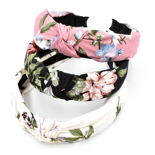 Bulk Jewelry Wholesale Headband  color fabrics Big flowers in forest JDC-HD-n115 Wholesale factory from China YIWU China