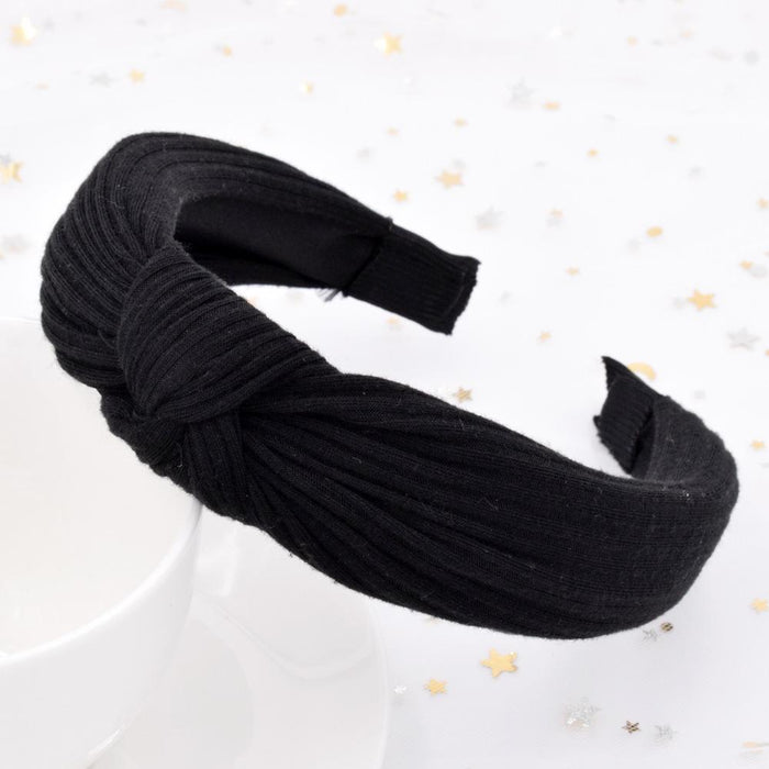 Bulk Jewelry Wholesale Headband  color Wide-brimmed knitted stripes JDC-HD-n030 Wholesale factory from China YIWU China