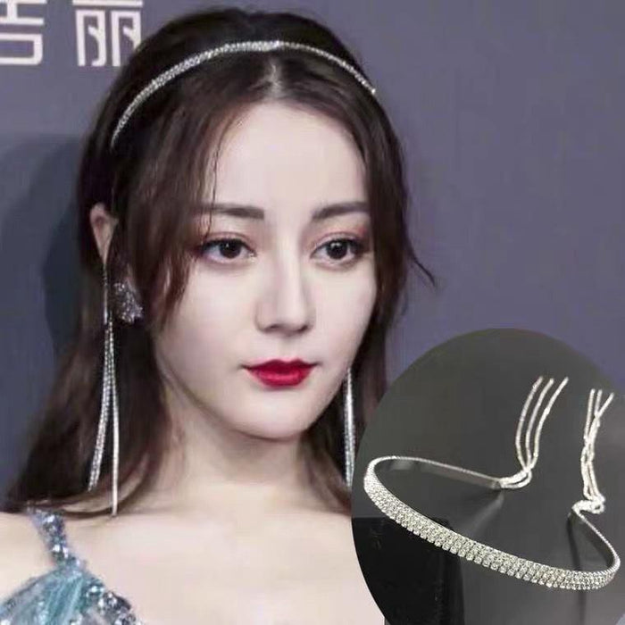 Bulk Jewelry Wholesale Headband diamond tassel hanging ears JDC-HD-i065 Wholesale factory from China YIWU China