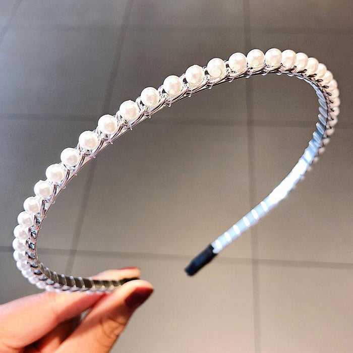 Bulk Jewelry Wholesale  Headband handmade beaded pearls JDC-HD-i057 Wholesale factory from China YIWU China