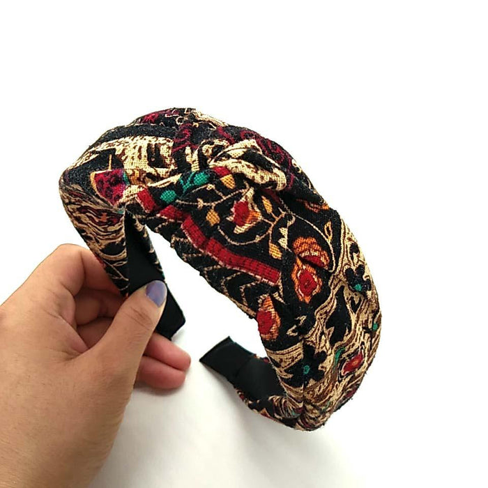 Bulk Jewelry Wholesale headband Printed linen JDC-HD-O082 Wholesale factory from China YIWU China