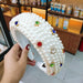 Bulk Jewelry Wholesale Headband White pearl with diamonds JDC-HD-O087 Wholesale factory from China YIWU China