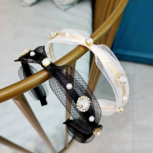 Bulk Jewelry Wholesale Headband White rhinestones JDC-HD-O091 Wholesale factory from China YIWU China