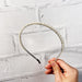 Bulk Jewelry Wholesale Headband white woven Beaded JDC-HD-n065 Wholesale factory from China YIWU China