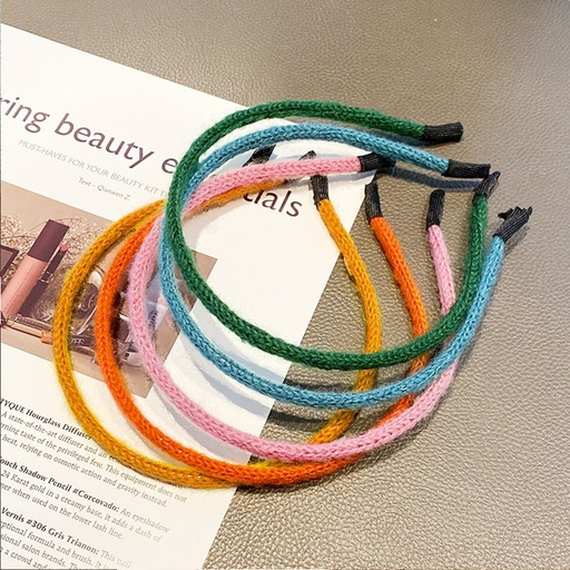 Bulk Jewelry Wholesale Headband wool handmade candy-colored knitting JDC-HD-i050 Wholesale factory from China YIWU China
