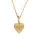 Bulk Jewelry Wholesale heart eyes studded pendant necklace JDC-as011 Wholesale factory from China YIWU China