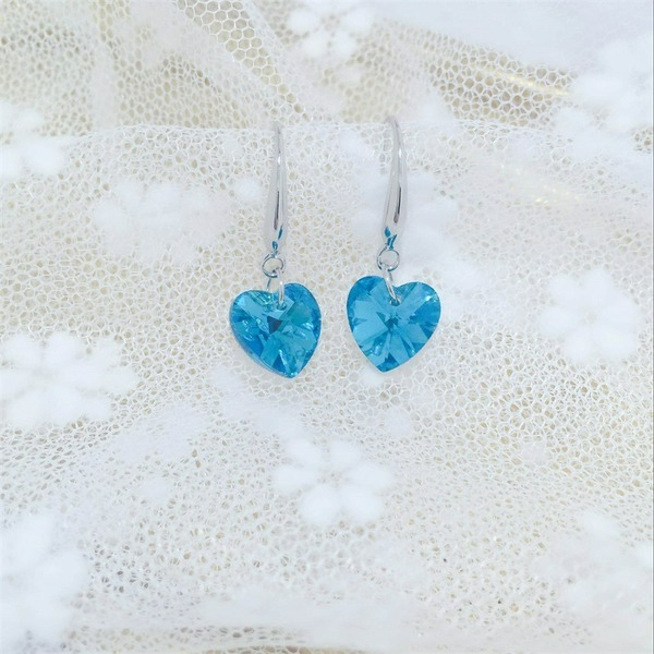Wholesale Heart Of The Ocean Earrings Sterling Silver Jewelry JDC-ES-JianM030 Earrings 简漫 Wholesale Jewelry JoyasDeChina Joyas De China
