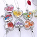 Wholesale Heart Shaped Alloy Fashion Dried Flower Transparent Crystal Necklace JDC-NE-YinH010 Necklaces 颖皓 Wholesale Jewelry JoyasDeChina Joyas De China