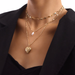 Wholesale heart-shaped chain alloy necklaces JDC-NE-ZW005 necklaces JoyasDeChina Wholesale Jewelry JoyasDeChina Joyas De China