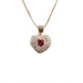 Wholesale heart-shaped color Necklace JDC-NE-ML060 NECKLACE JoyasDeChina 0728cx love red Wholesale Jewelry JoyasDeChina Joyas De China