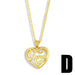 Wholesale heart-shaped diamond-encrusted Mother's Day necklace JDC-NE-AOS014 Necklaces 翱昇 D Wholesale Jewelry JoyasDeChina Joyas De China