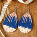 Wholesale heart-shaped double-sided leopard print leather earrings JDC-ES-GSMQ023 Earrings 妙奇 19 Wholesale Jewelry JoyasDeChina Joyas De China