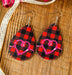 Wholesale heart-shaped double-sided leopard print leather earrings JDC-ES-GSMQ023 Earrings 妙奇 2 Wholesale Jewelry JoyasDeChina Joyas De China