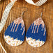 Wholesale heart-shaped double-sided leopard print leather earrings JDC-ES-GSMQ023 Earrings 妙奇 Wholesale Jewelry JoyasDeChina Joyas De China