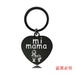 Wholesale Heart Shaped Mom Mother's Day Metal Keychain JDC-KC-GangGu012 Keychains 钢古 X00015 Wholesale Jewelry JoyasDeChina Joyas De China