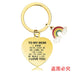 Wholesale Heart Shaped Mother's Day Metal Keychain JDC-KC-GangGu013 Keychains 钢古 CHX004 Wholesale Jewelry JoyasDeChina Joyas De China