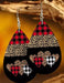 Wholesale Heart Shaped PU Leather Earrings JDC-ES-Saip001 Earrings 赛蒲 3 Wholesale Jewelry JoyasDeChina Joyas De China