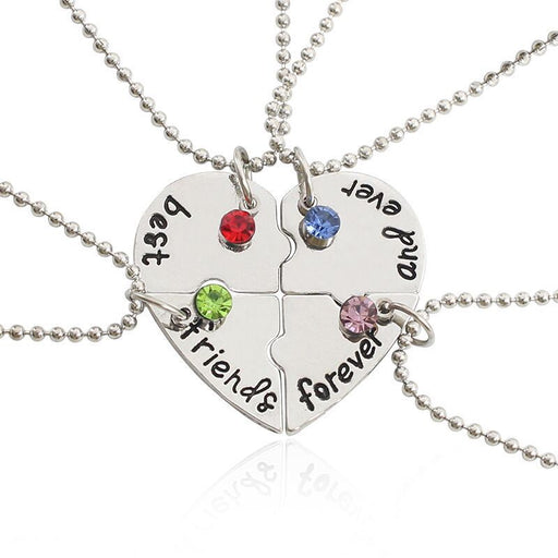 Wholesale heart-shaped stitching plating alloy necklaces JDC-NE-ShaoZ003 Necklaces 韶紫 Wholesale Jewelry JoyasDeChina Joyas De China