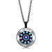 Wholesale heart time gem pendant JDC-CS-Hengx005 charms 横湘 HK0213-black Wholesale Jewelry JoyasDeChina Joyas De China